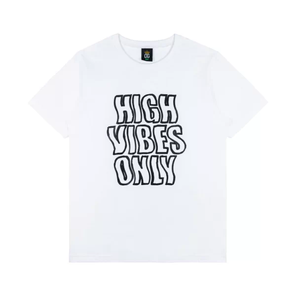 High Vibes Cloud Nine White Graphic Tee