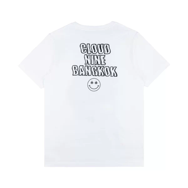 High Vibes Cloud Nine White Graphic Tee - Image 2
