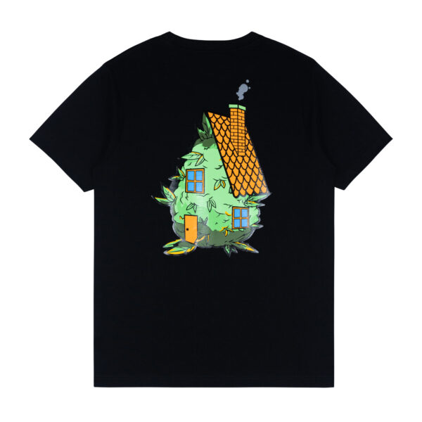 Kush House Graphic Black Tee - Image 2