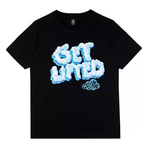 Get Lifted Cloud Nine Black Graphic Tee